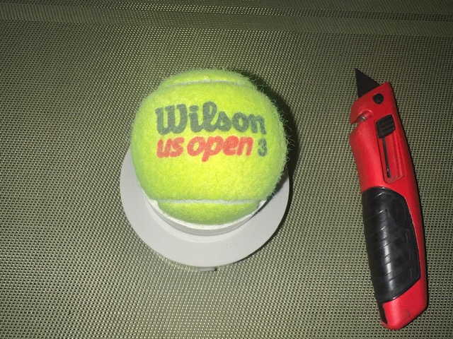 Ball with visible logo