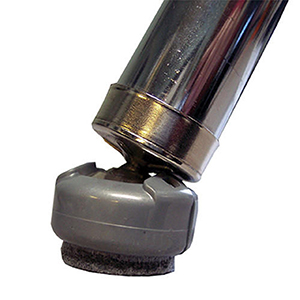 DuraGlide chair glide installed on school chair leg